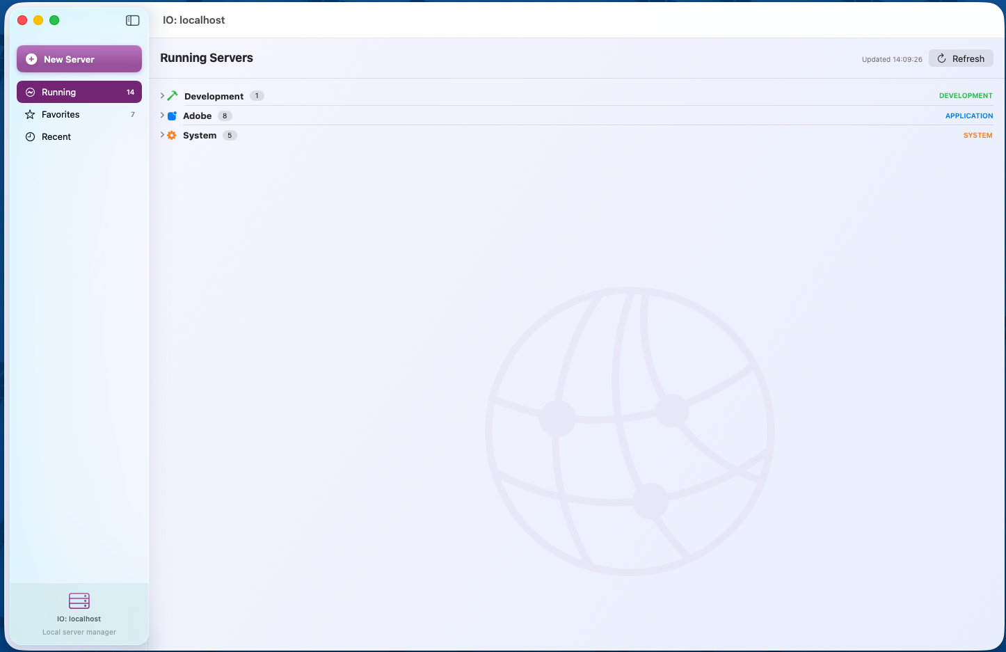 IO: localhost interface