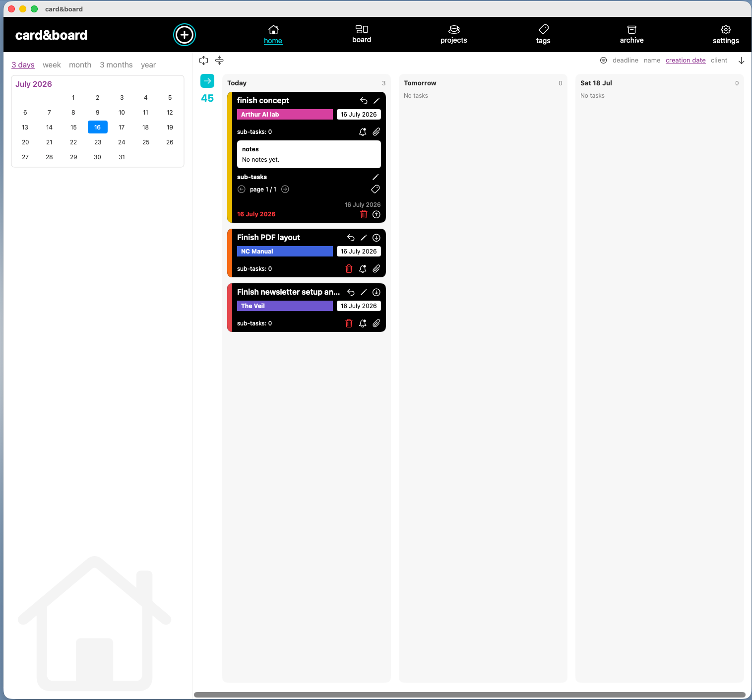 card&board has become daily infrastructure
