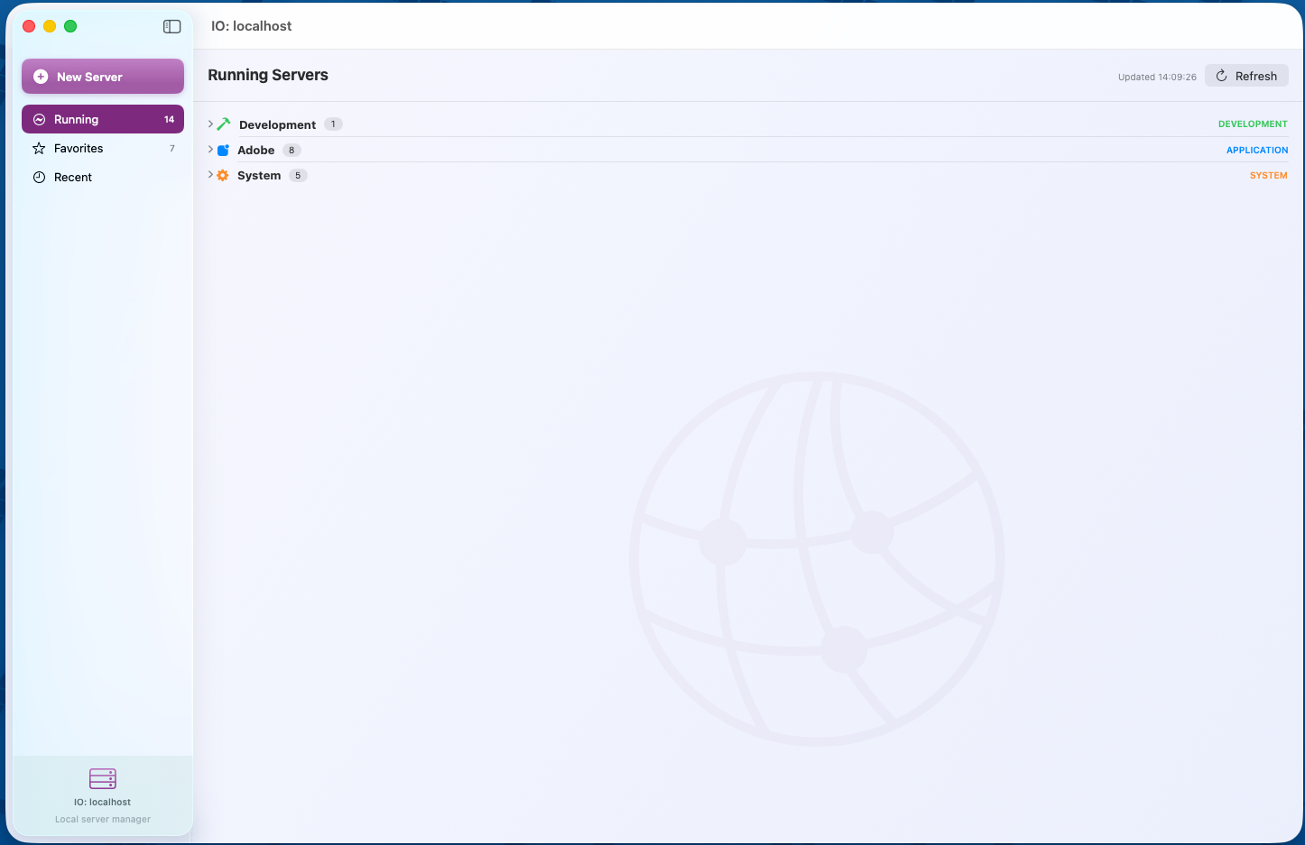 IO: localhost interface